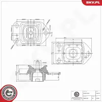 ESEN SKV Lagerung, Motor 75SKV415