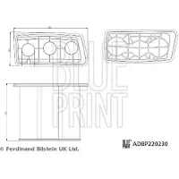 Blue Print Luftfilter ADBP220230