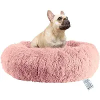 OEM Pluche Hundebett für große Hunde - Rundes, weiches Bett für Hunde - Anti-stress Hundebett - Waschbares Hundepluchebett