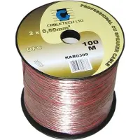 Cabletech Lautsprecherkabel OFC 1,0 mm 100 m