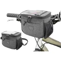 OEM Wasserdichter Fahrradtas Sturzschutz, 5L Wasserfester Fahrradtas, Multifunktionaler Fahrradtas Sturz, Fahrradtas Sturzschutz, Wasserfest mit transparentem PVC-Fenster, für alle Smartphones