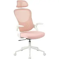 Momax Drehstuhl Polly Pink/Weiß