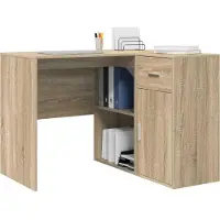 vidaXL Eck-Schreibtisch mit Schubladen Sonoma-Eiche 102 x 88 x 75 cm