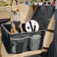 OEM Stabiler Hundesitz mit verstärkten Wänden - 5 Gurten - wasserdicht - Auto-Hundebett