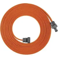 OEM Orangeroter Sproeier für schmale Blumenbeete - Zone-Sprühnebel - 75 Meter - individuelle Einstellung - Gartengeräte-Anschlüsse