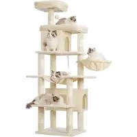 OEM Katenaufstiegshilfe 178 cm - Für Haustiere - Beige - HCT036M