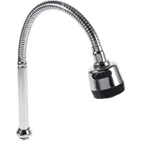 OEM Küchenarmatur aus 304 Edelstahl mit rotierendem Ablass, 360-Grad-Drehfunktion und Aerator für einfaches Wasserbedienen mit Einhandbedienung