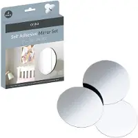 OEM Runde Selbstklebende Spiegel, 15 cm, vielseitig und praktisch, 3 Stück