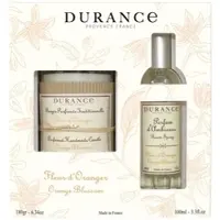 Durance Orangenblüte Duftkerze 180g & Raumspray 100ml