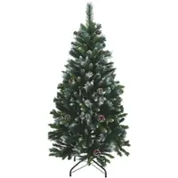 Tarrington House Gletscher künstlicher Weihnachtsbaum, Kunststoff, Ø 81 x 150 cm, grün/weiß