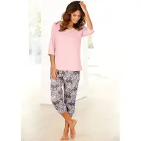 Buffalo Capri-Pyjama Set, 2 tlg. mit gemusterter Hose
