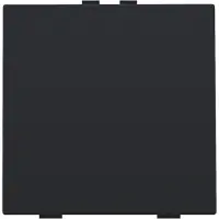 Niko Home Control Einzelne Drucktaste Schwarzes Stahl - 161-51001