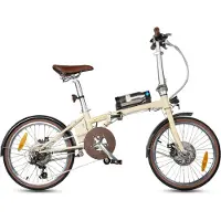 Maxtron "Smart 20, Klapprad" 3 Gang Shimano Tourney Schaltwerk Kettenschaltung Heckmotor 250 W Kompakt und platzsparend für Alltag
