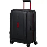 Samsonite Essens Handgepäck Spinner 55 cm - Erweiterbar 50/57 Liter - 55x40x23/26 cm - charcoal/red