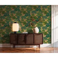 A.S. Création Vliestapete "Cuba II Tropical Garden Trees" Retro floral tropisch leicht strukturiert Stilisiertes Naturmotiv mit dekorativen Bäumen und Tiefe