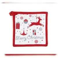 Excelsa Topflappen Merry Christmas Baumwolle 20Xh0,5X20 Cm Bunt