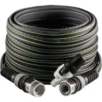 OEM 25 m tuinwaterslang - licht, robuust, compact, met lans, grijs-limoen, für intensiven Einsatz