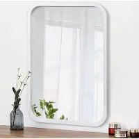 OEM Wasserdichter Einbau-Badezimmerspiegel mit abgerundeten Ecken, rostfrei