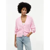 Tommy Hilfiger Strickjacke "MID GG CABLE V-NK LS CARDI" Baumwolle, mit Zopfstrickmuster