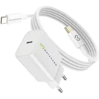 Avizar Mayaxess, 20W Netzteil für Galaxy S22 + USB-C Kabel 1m, Weiß