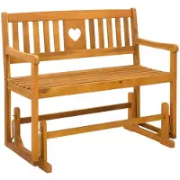 vidaXL Garten Schaukeltbank Natur 110 x 59 x 97 cm Massivholz Akazie
