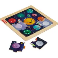 Fisher-Price Wooden Jigsaw Puzzle, 2 Jahr(e), Mehrfarbig, Holz