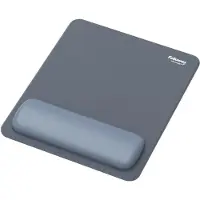 Fellowes Mauspad Breyta, mit Handgelenkauflage und Microban-Schutz, Gummi, B 200 x T 240 x H 17,5 mm, marineblau