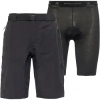 Endura Fahrradhose "HUMMVEE", Herren, Gr. S, N-Gr, schwarz, Obermaterial: 100% Nylon NY., uni, regular fit, Hosen Fahrradhose, mit vielen Features