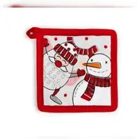 Excelsa Topflappen Snowman Baumwolle 20Xh0,5X20 Cm Bunt