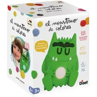 Diset Yo Aprendo - Color monster storyteller, 3 Jahr(e), Mit Ton, Sprachfunktion, Batterien erforderlich, Kunststoff, Grün