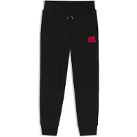HUGO Kids Fleece-Jogginghose mit Logo-Label Grösse 138
