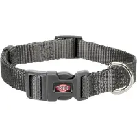 Trixie - Premium Hundehalsband grafit - S – 25-40 cm / 15 mm
