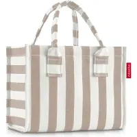 Reisenthel daily shopper XS, Beige, Weiß, Polyester, Stoffbeutel, Muster, 4 l, 210 mm