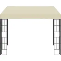 Syfax Wand-Pavillon 3x3 m Creme Stoff