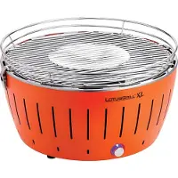 LotusGrill G435 U OR, Grill, Holzkohle, 40,5 cm, Kunststoff, Edelstahl, Stahl, Kessel, Feuerrost