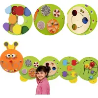 Viga Wandspiel Raupe, Babyspielzeug