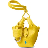 Ralph Lauren für Damen. 427P17791002 Charme Glänzende Trommel gelb (OSFA), Lässig, Leder