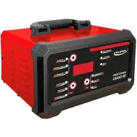 Weldman Ladegerät GRAND 80 mikroprozessorgesteuert 10-stufig vollautomatisch 12V/24V 5/10/20A zum Laden & Starten von Blei-Säure-Batterien