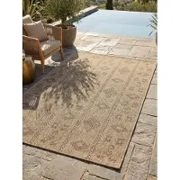 KADIMA DESIGN Küchenteppich Used-Look Wetterfest Waschbar Strapazierfähig | Schwarz 120x170 cm Balkon Terrasse Gekettelt UV-Beständig | KASBERG –