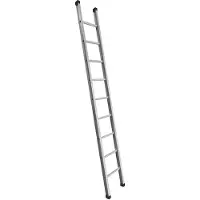 SCHAKE Sprossen- Anlegeleiter aus Aluminium mit I-Profil 2,40m lang