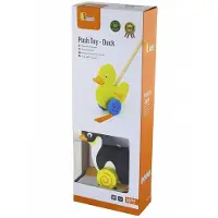Viga Toys Drücker aus Holz, Pinguin
