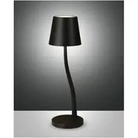 FABAS LUCE JUDY Akku Tischleuchte LED 1x3W schwarz