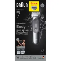 Braun BG 7550 BodyGroomer + Gratis Rasurkopf