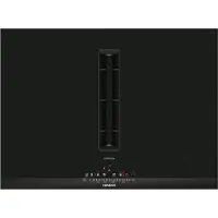 Siemens iQ500 ED777FQ25E, Schwarz, Integriert, 71 cm, Zonen-Induktionskochfeld, Glaskeramik, 4 Zone(n)