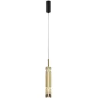 Maytoni LED Pendelleuchte Ordo II in Cognac und Schwarz 8W 920lm