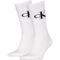 Calvin Klein Socken "CKJ MEN SOCK 2P MONOGRAM" 2 Paar, 2 Stk. tlg. mit verstärkter Ferse, komfortable Frotteesohle