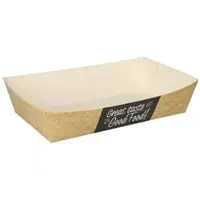 Papstar Pommes-Frites-Trays "pure" 3,5 cm x 7 cm x 15 cm "Good Food" groß 600 Stück