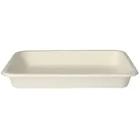Papstar 125 Siegelschalen, Zuckerrohr 1300 ml - 4,5 x 17,5 x 22,5 cm