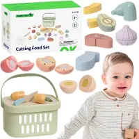 Tooky Toy Cutting Geschirr-Set, Grün
