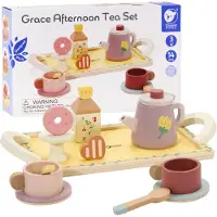 Classic World Tee- und Dessert-Set aus Holz, 14-tlg.